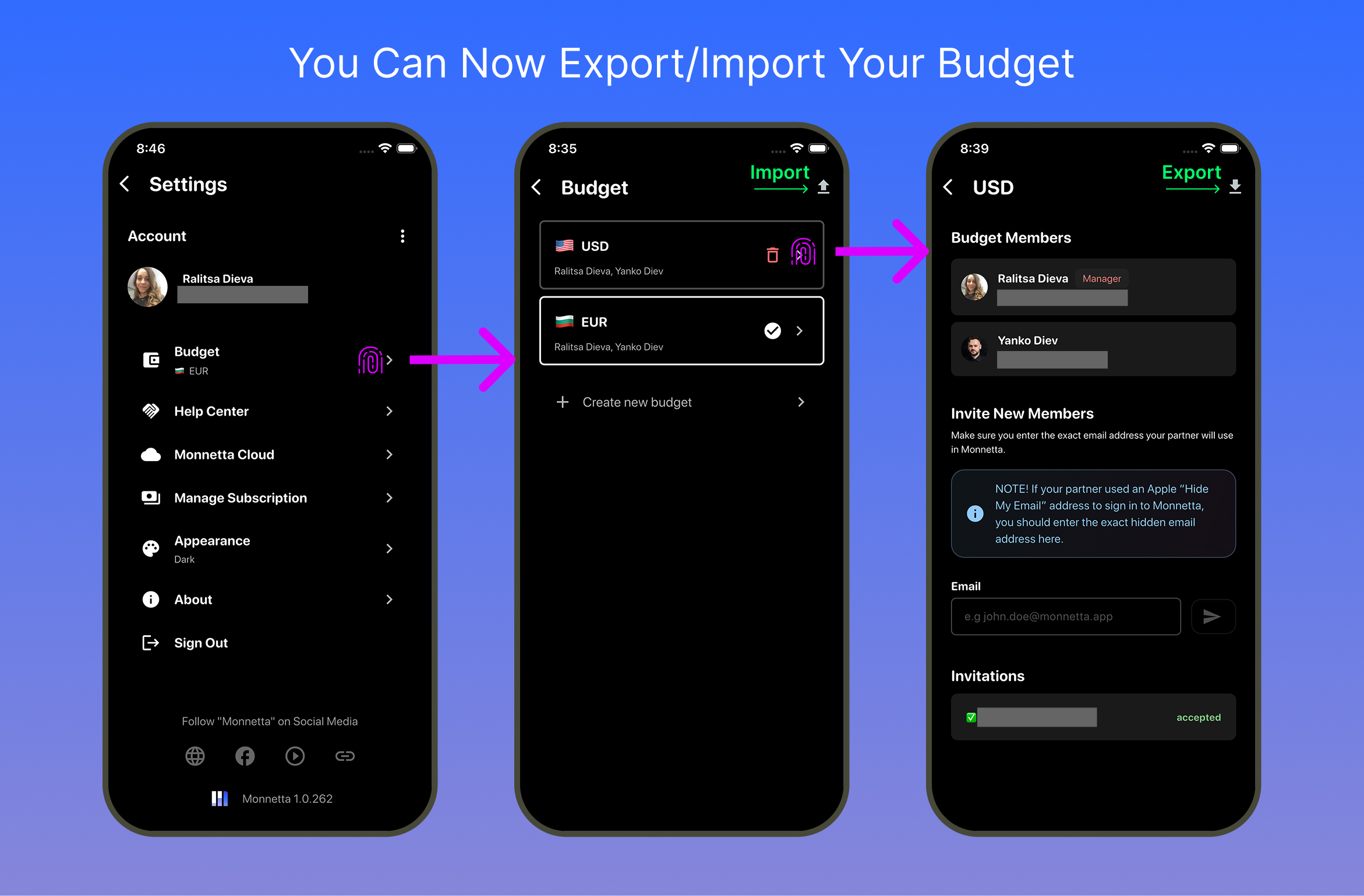 Import & Export